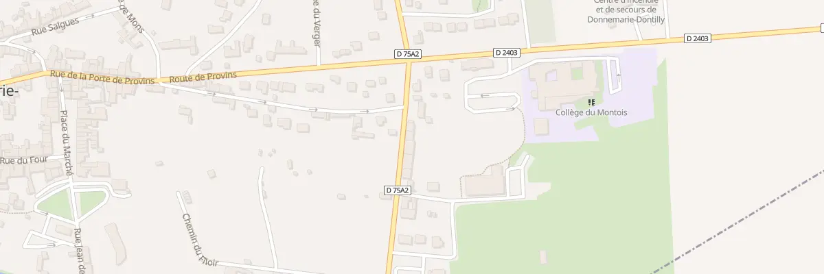 Plan du 10T Rue du Montpensier à Donnemarie-Dontilly