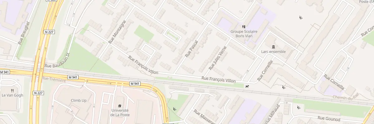 Plan du 29 Rue Francois Villon à Villeneuve-d’Ascq