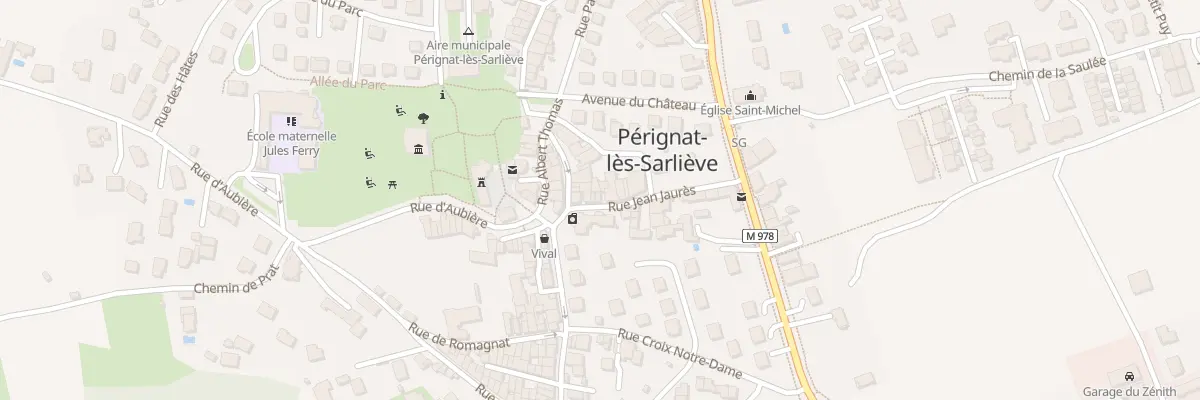 Plan du 9 Rue Jean Jaurès à Pérignat-lès-Sarliève