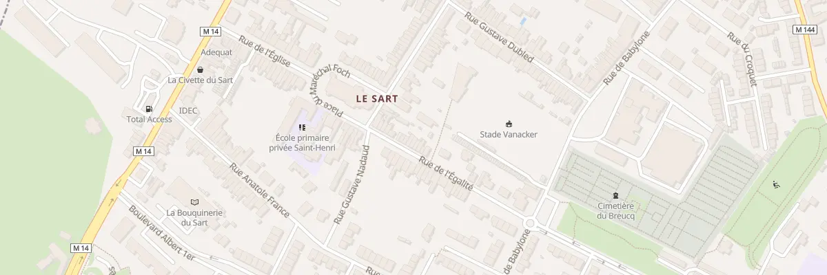 Plan du 15 Rue de l’Egalite à Villeneuve-d’Ascq