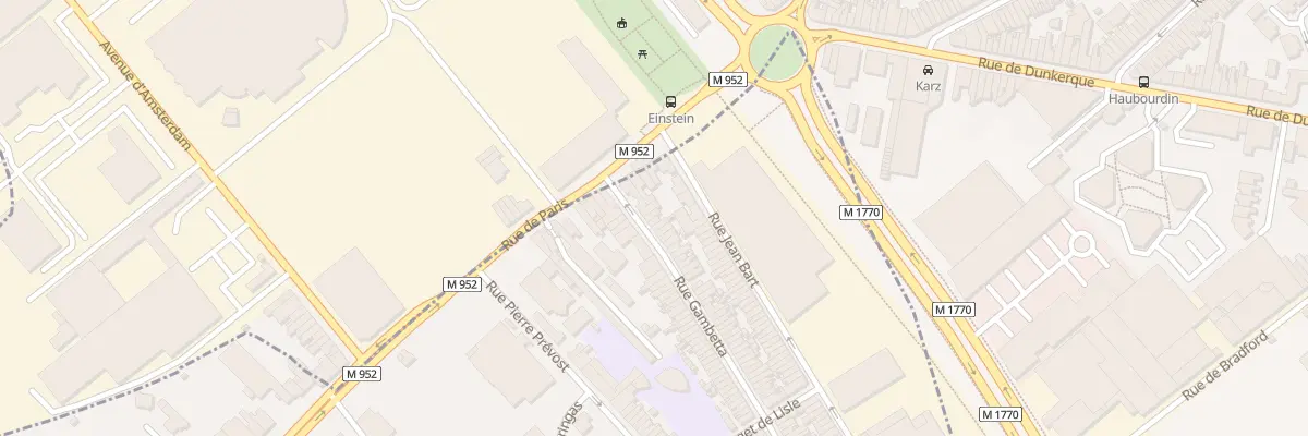 Plan du 7 Rue Gambetta à Mouvaux