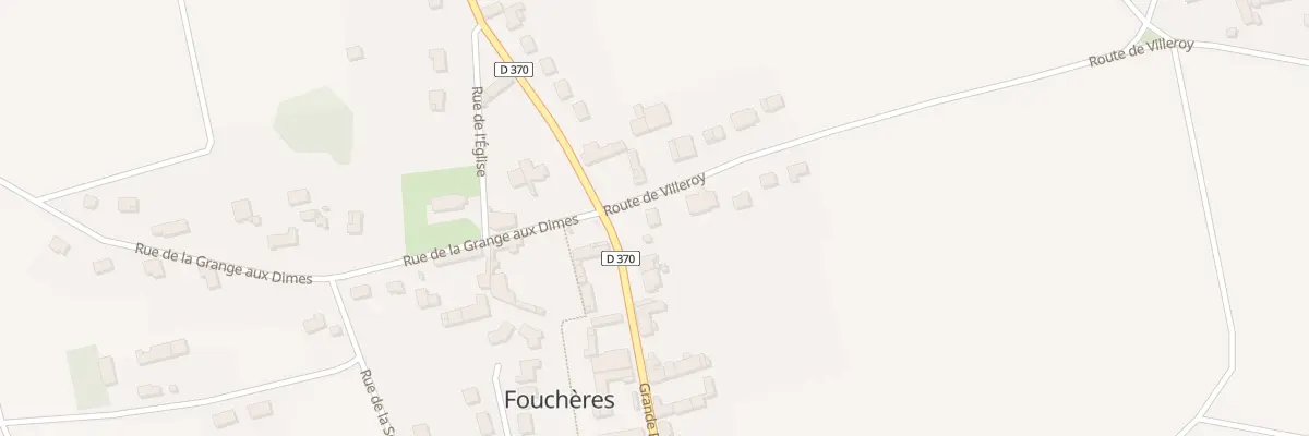 Plan du 2 Gr Grande Rue à Fouchères