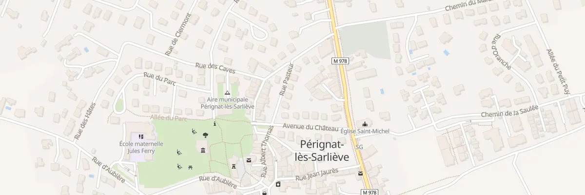 Plan du 4 Rue Pasteur à Pérignat-lès-Sarliève
