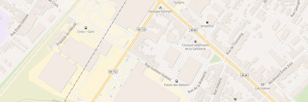 Plan du 170 Rue Gustave Dubled à Croix