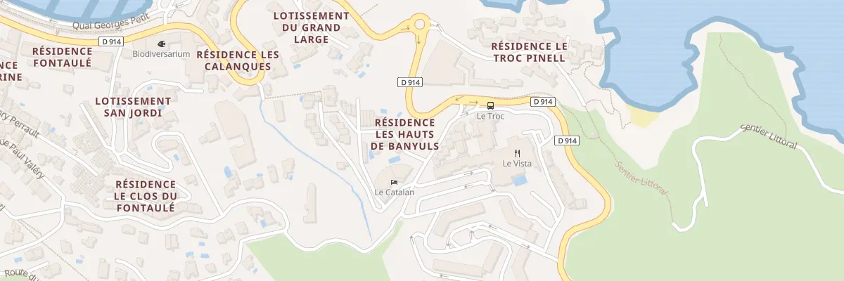 Plan du 9001 Res Les Hauts de Banyuls à Banyuls-sur-Mer