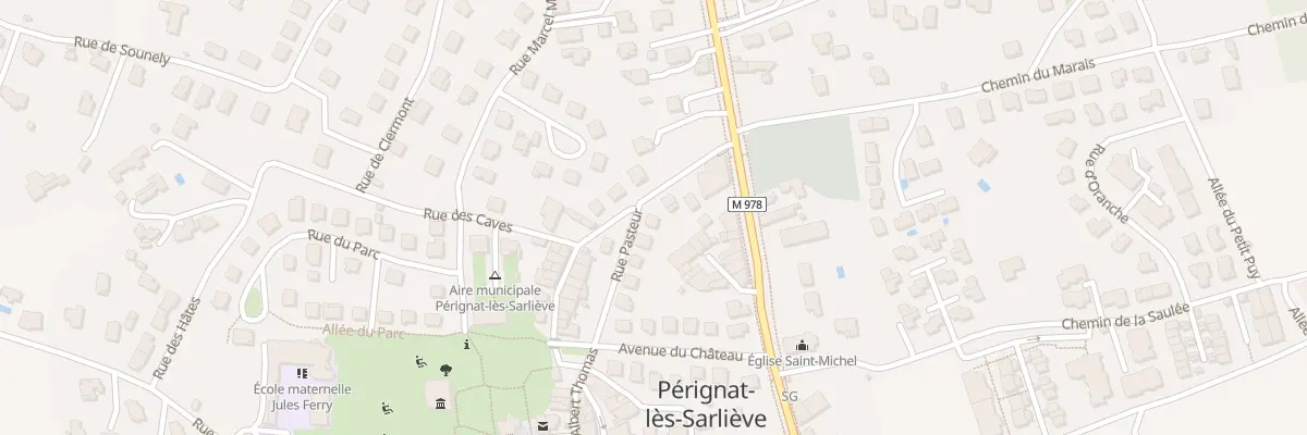 Plan du 10 Rue Pasteur à Pérignat-lès-Sarliève