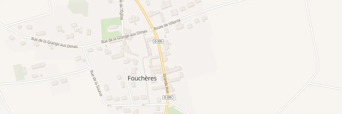 Plan du 8 Gr Grande Rue à Fouchères
