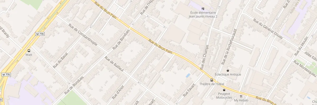 Plan du 153 Rue du Brun Pain à Tourcoing