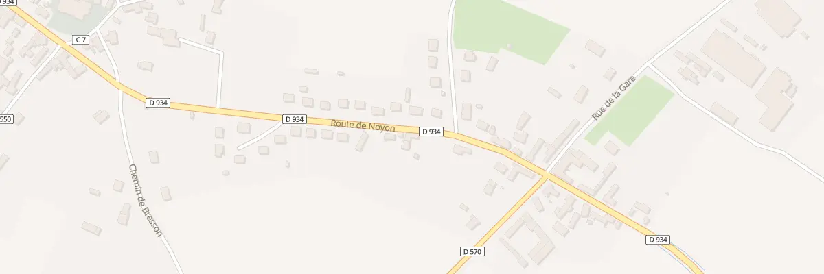 Plan du 40 Rte de Noyon à Camelin