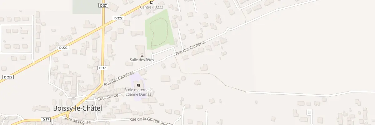 Plan du 20 Rue des Carrières à Boissy-le-Châtel