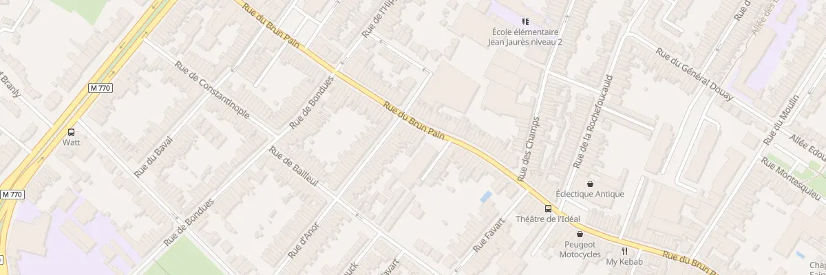 Plan du 151 Rue du Brun Pain à Tourcoing