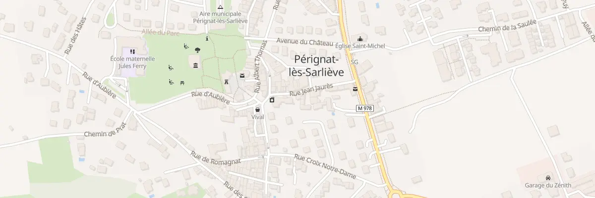 Plan du 2 Rue Jean Jaurès à Pérignat-lès-Sarliève