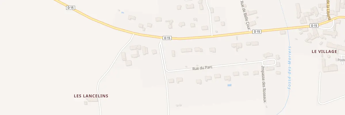 Plan du 23 Rue du Parc à Piffonds