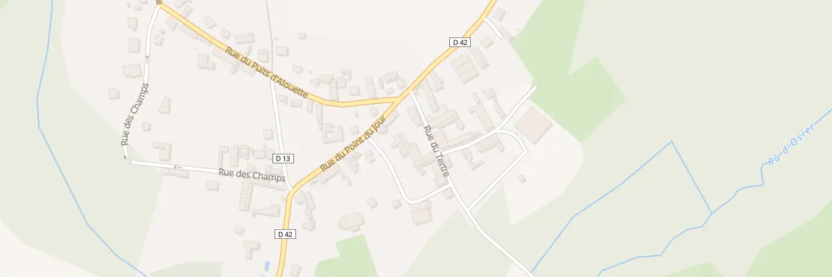 Plan du 28 Rue du Point du Jour à Autrêches