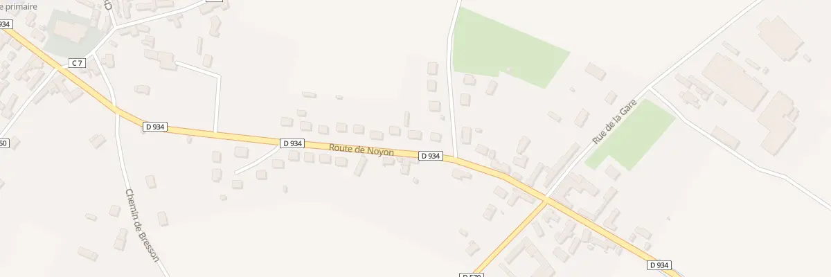 Plan du 43 Rte de Noyon à Camelin