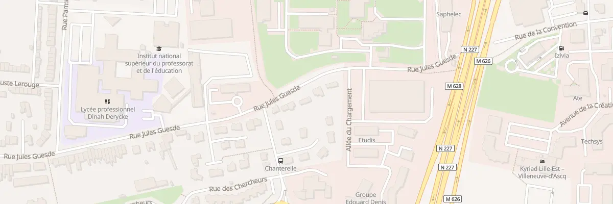Plan du 408 Rue Jules Guesde à Villeneuve-d’Ascq