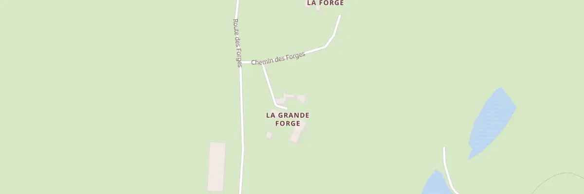 Plan du 5080 La Grande Forge à Agonges