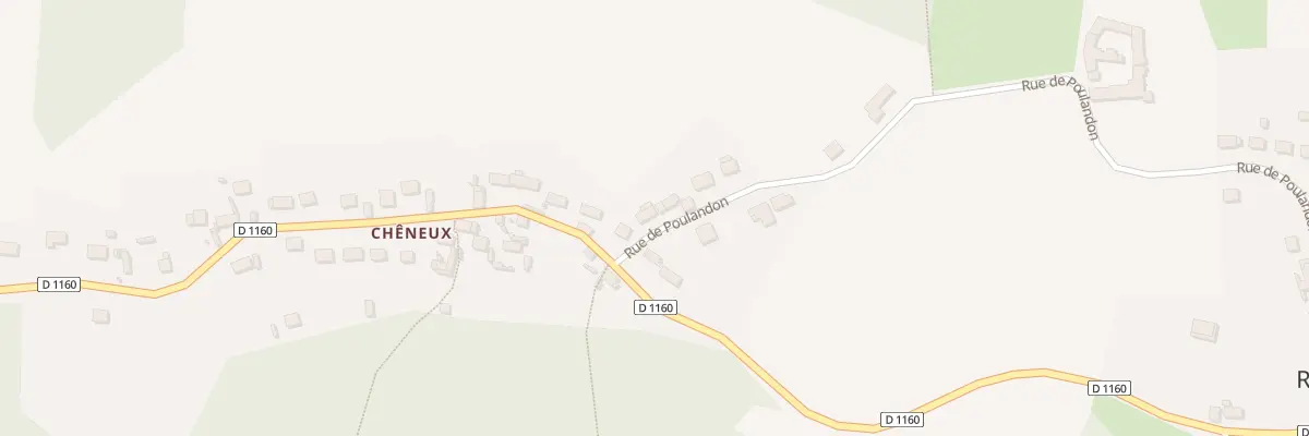 Plan du 28 Rue de Poulandon à Ressons-le-Long