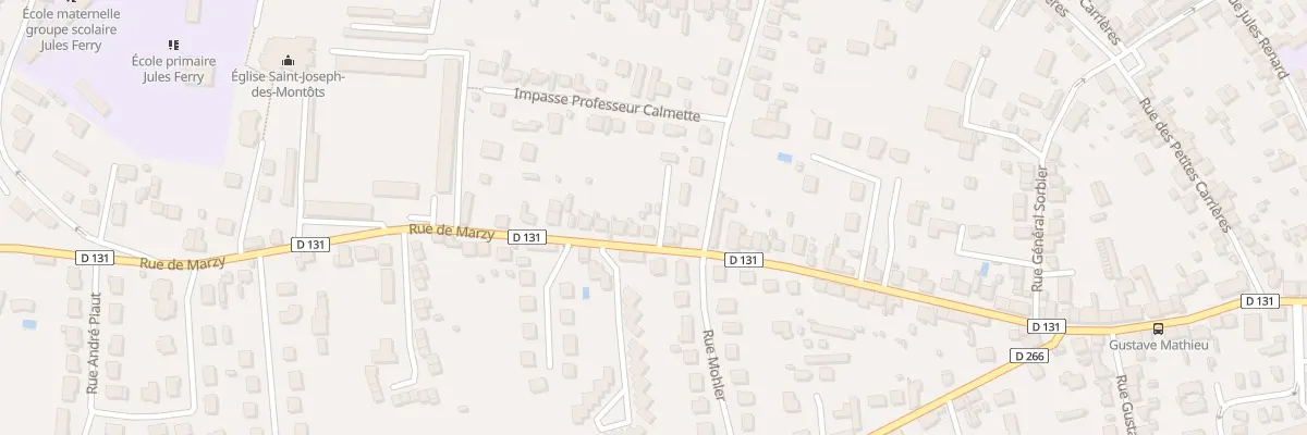 Plan du 39T Rue de Marzy à Nevers