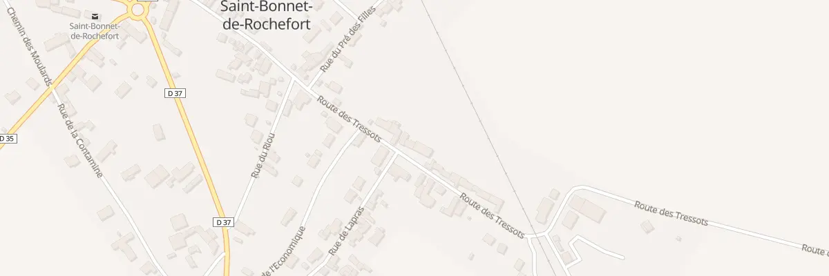 Plan du 15 Rte des Tressots à Saint-Bonnet-de-Rochefort