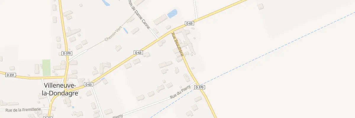 Plan du 4 Rue Beaufrêne à Villeneuve-la-Dondagre