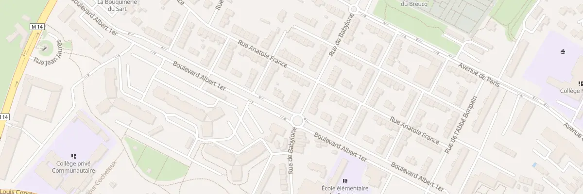 Plan du 29 Rue de Babylone à Villeneuve-d’Ascq