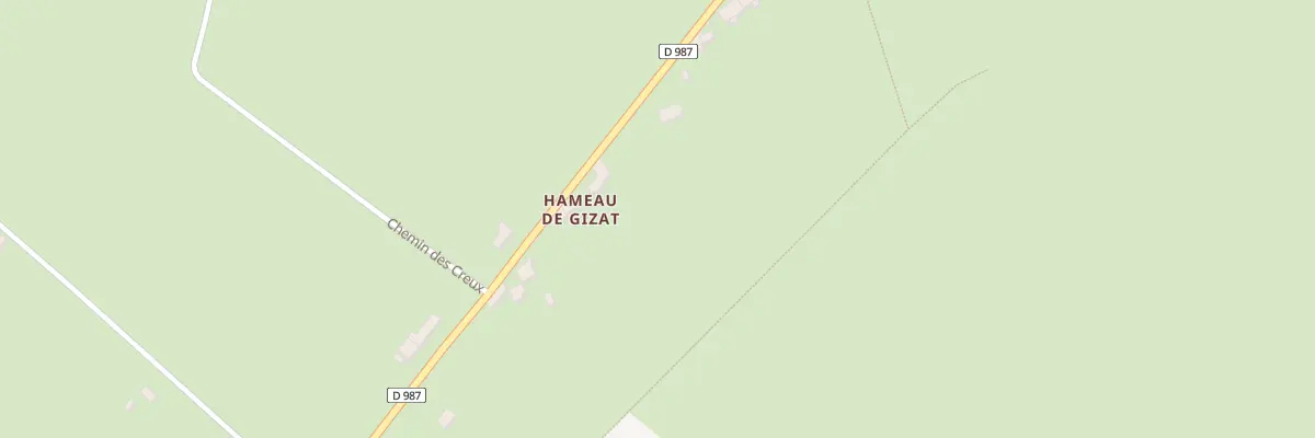 Plan du 15 Hameau de Gizat à Chantelle