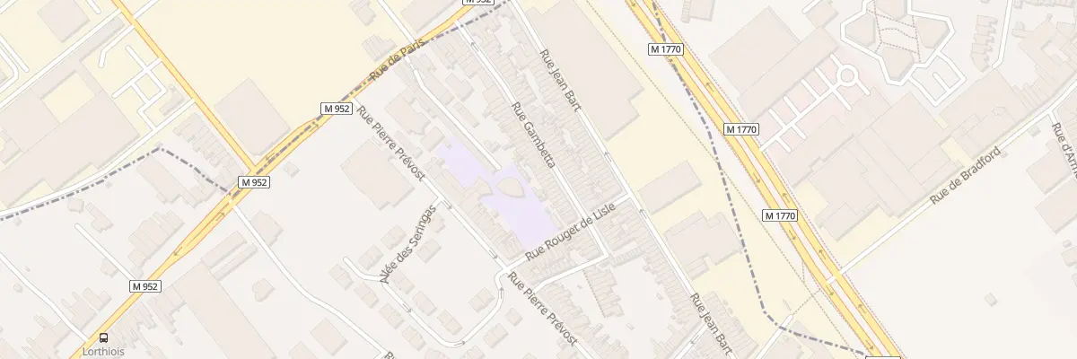 Plan du 54 Rue Gambetta à Mouvaux