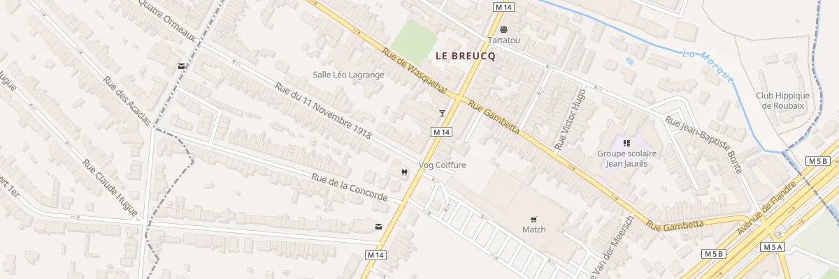 Plan du 139 Rue Jean Jaures à Villeneuve-d’Ascq