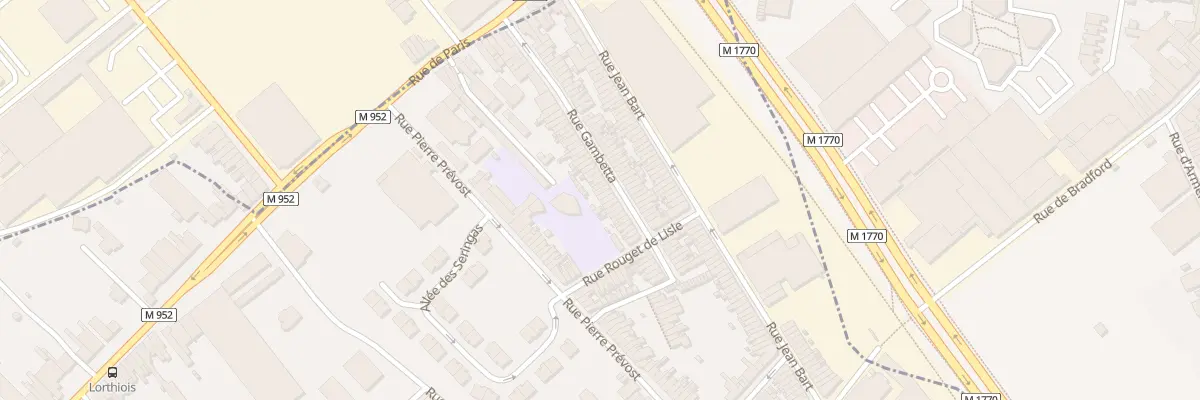 Plan du 56 Rue Gambetta à Mouvaux