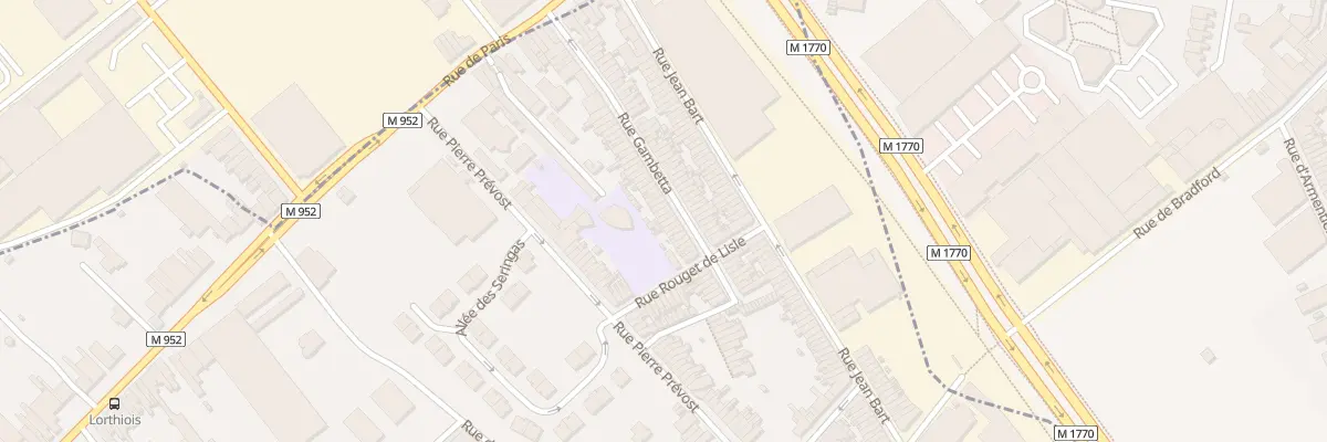 Plan du 60 Rue Gambetta à Mouvaux