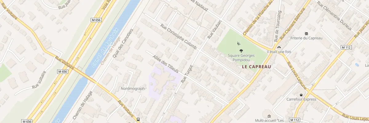 Plan du 35 Rue Turgot à Wasquehal