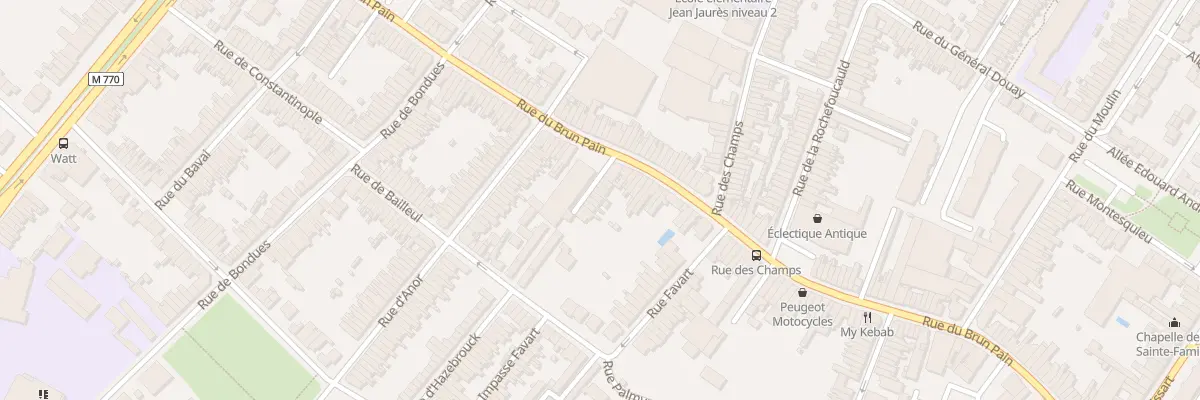 Plan du 9 Rue Pierre Bonnard à Tourcoing
