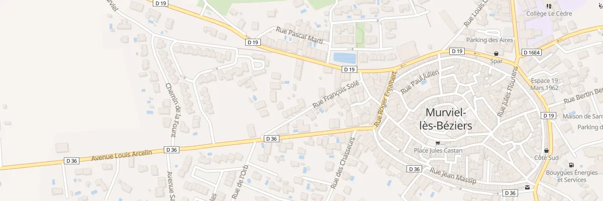 Plan du 12 Rue Solé Francois à Murviel-lès-Béziers