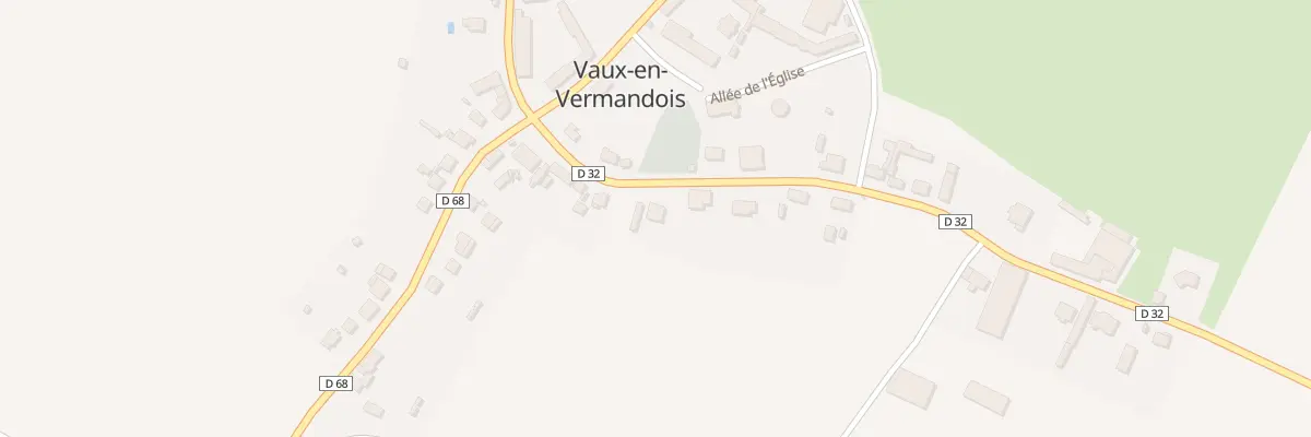 Plan du 10 Rue de Roupy à Vaux-en-Vermandois