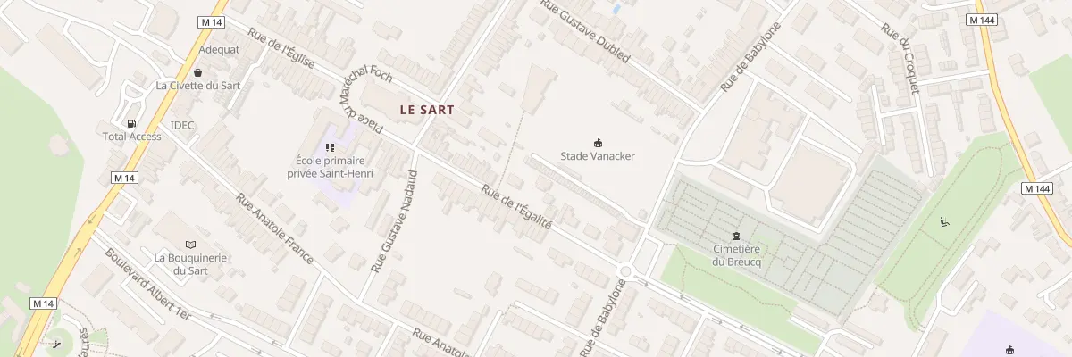 Plan du 31 Rue de l’Egalite à Villeneuve-d’Ascq