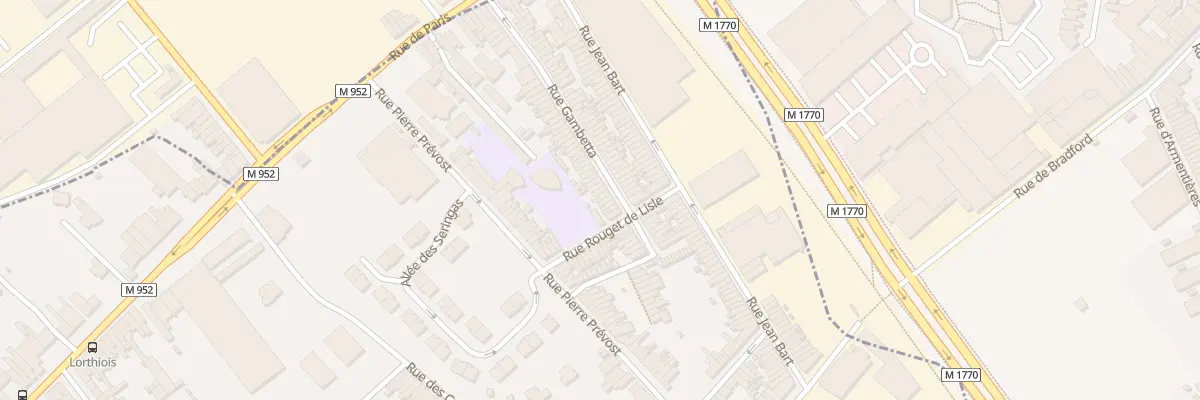 Plan du 68 Rue Gambetta à Mouvaux