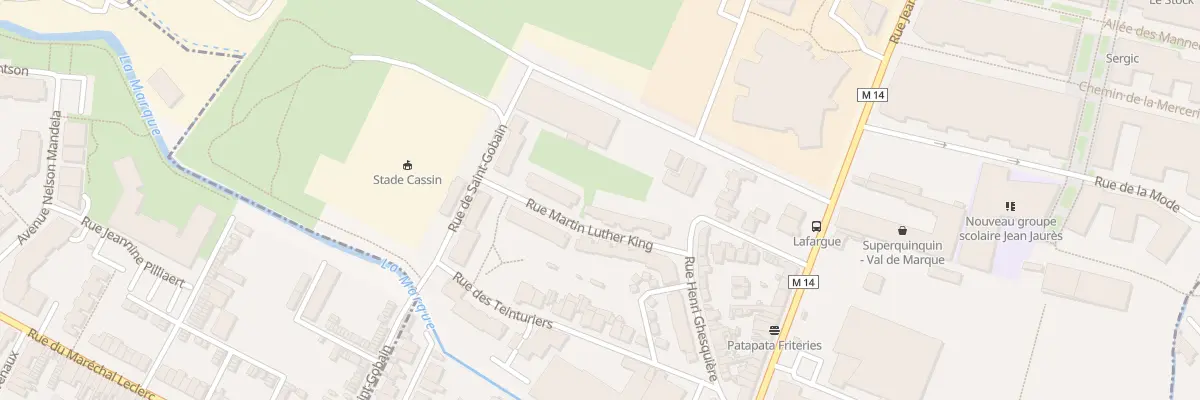 Plan du 20 Rue Martin Luther King à Villeneuve-d’Ascq