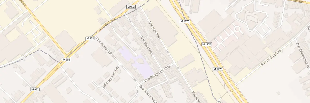 Plan du 55 Rue Gambetta à Mouvaux