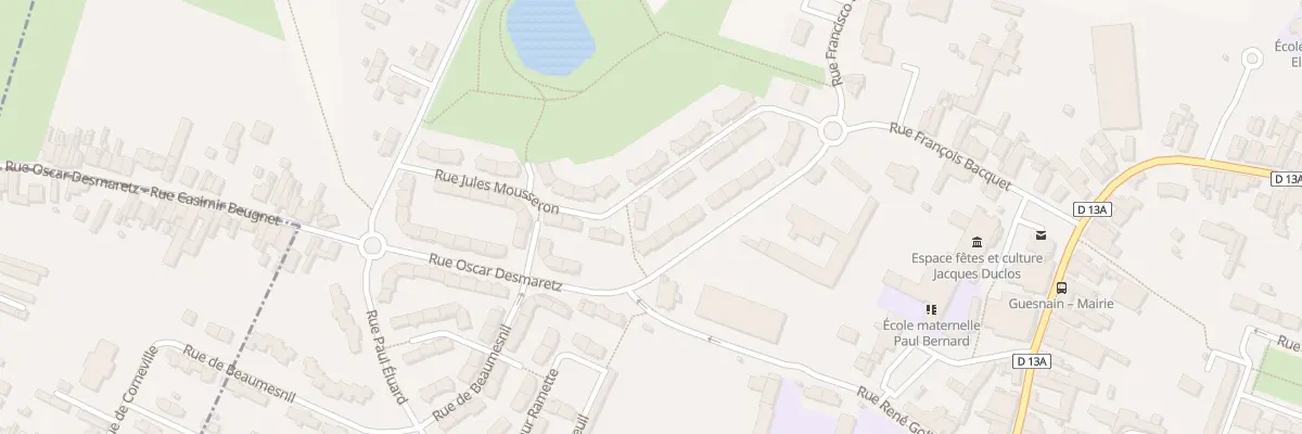 Plan du 168 Rue Jules Mousseron à Guesnain