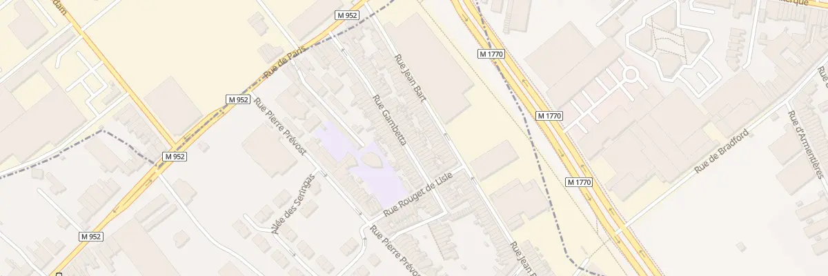 Plan du 57 Rue Gambetta à Mouvaux