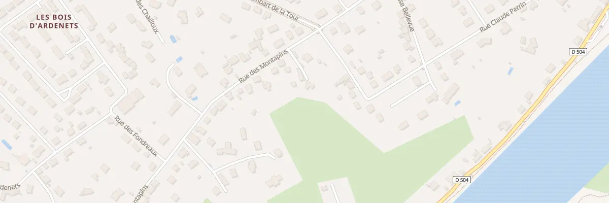 Plan du 77T Rue des Montapins à Nevers