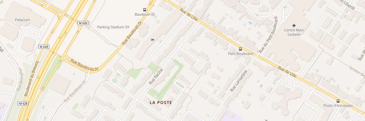 Plan du 6 Rue Rabelais à Villeneuve-d’Ascq
