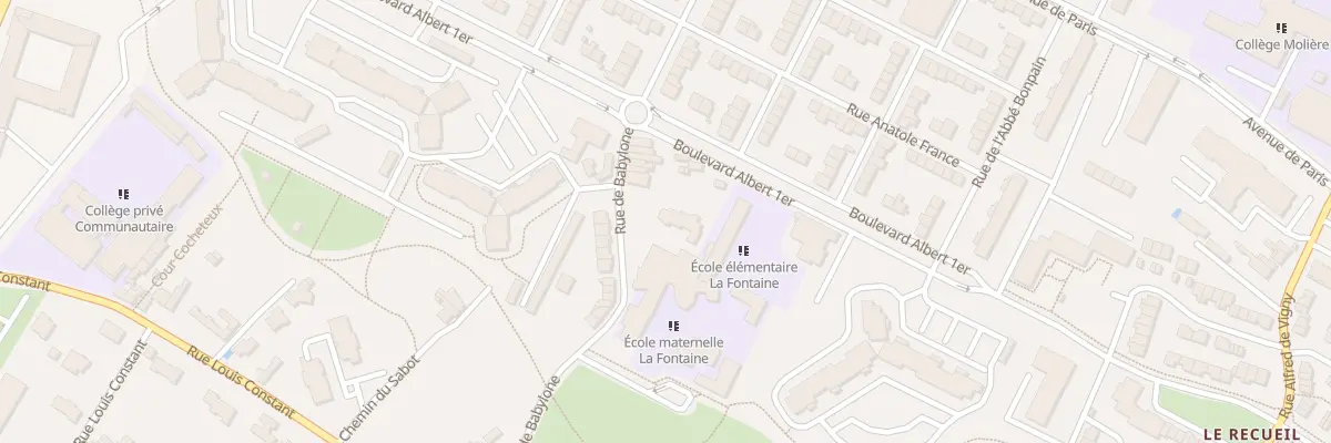 Plan du 521 Rue de Babylone à Villeneuve-d’Ascq