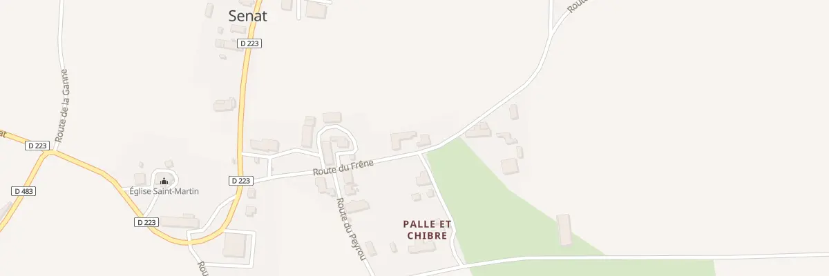 Plan du 15 Rte du Frene à Taxat-Senat