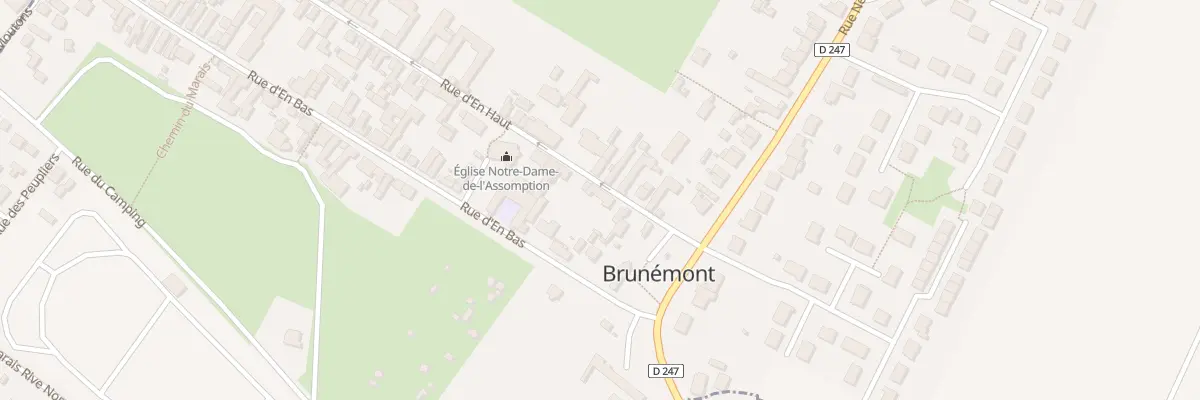 Plan du 7 Rue d’En Haut à Brunémont