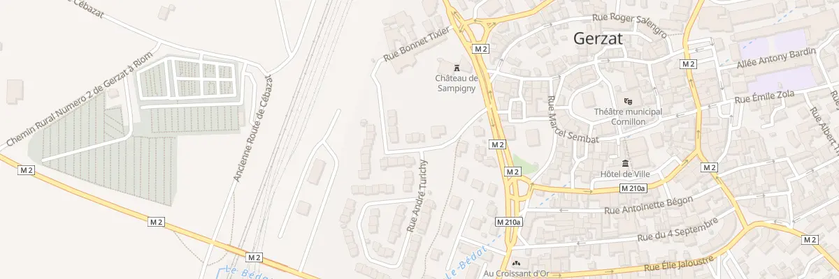 Plan du 4 Rue Sampigny à Gerzat