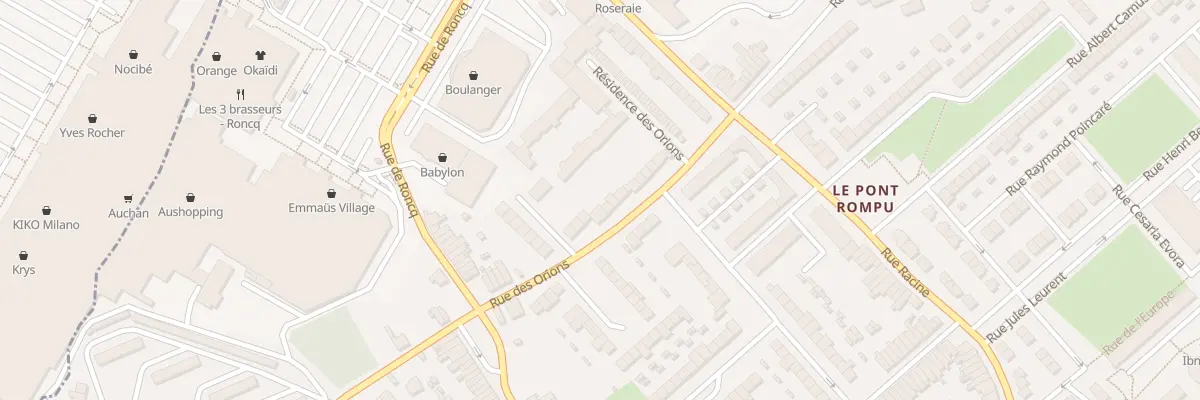 Plan du 363 Rue des Orions à Tourcoing