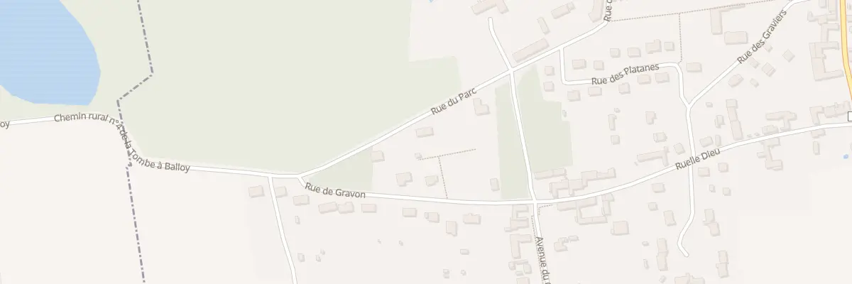 Plan du 7 Rue du Parc à Balloy