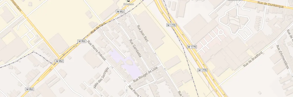 Plan du 52 Rue Jean Bart à Mouvaux